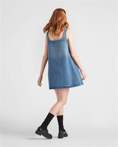 prada denim dress dupe